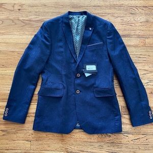 NWT Ted Baker Navy Wool Blazer